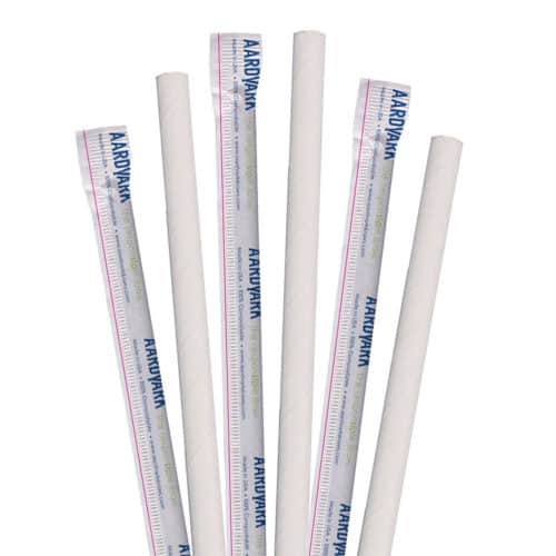 aardvark white paper straws