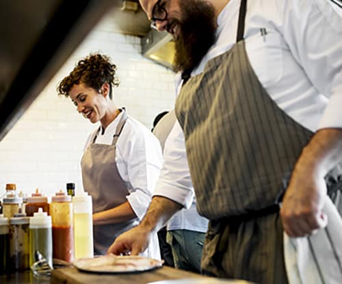 delivery kitchen staff