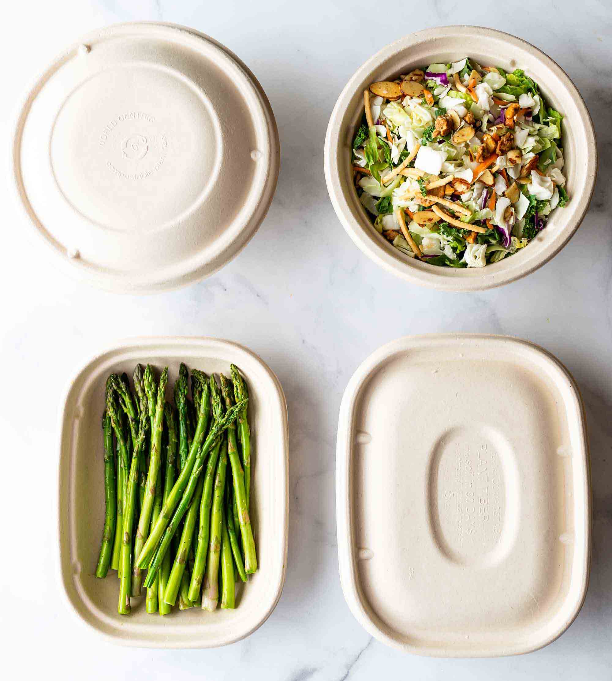 biodegradable takeout containers and lids
