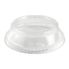 LID PLA clear parfait lid, no straw hole for 24 oz cold cups