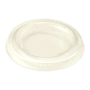 flat, clear 2 oz PLA LID