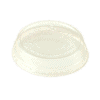 clear, no straw hole raised cold cup lids LID PLA 4-9 oz