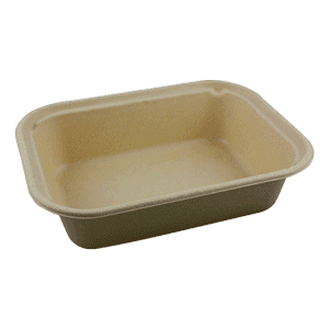 60 oz compostable fiber container