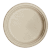 10" compostable fiber plate