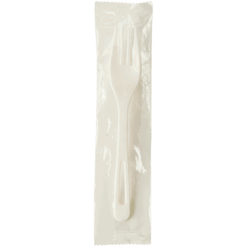 compostable fork individually wrapped