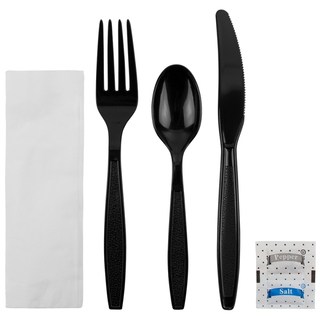 recycled content cutlery kit fork knife spoon wrapped