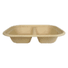 2 compartment 14oz fiber container