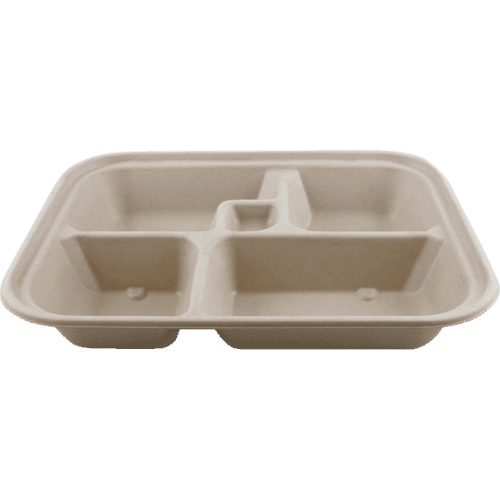 5 compartment bento box compostable