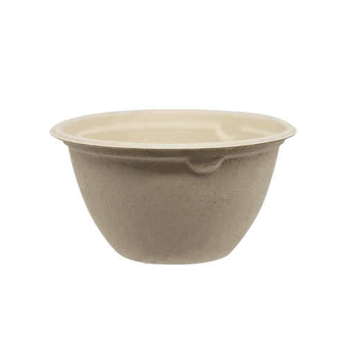 6oz fiber bowl compostable