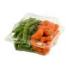 6x6x3 clear hinged clamshell compostable