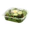 8x8x3 clear clamshell compostable