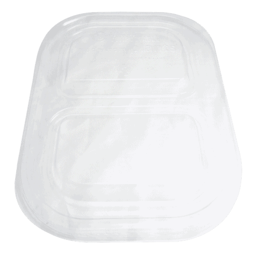 PLA lid for 14oz fiber container