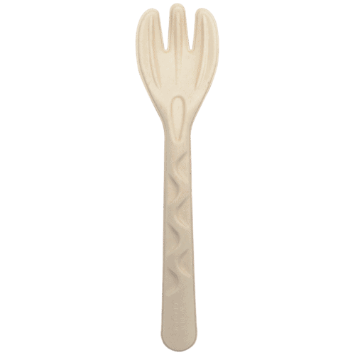 10 inch fiber serving fork compostable