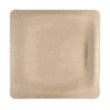 9 inch square fiber plate for food
