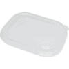 clear flat compostable lid