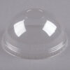 "Clear Dome Lid - fits 12-24 oz Clear Cold Cups, Parfait/No Hole (1000/case) "