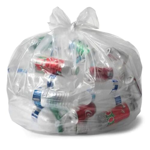 33 Gallon Heavy Duty Can Liner, 30x36", Clear (250/case)