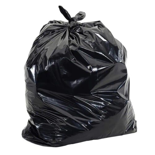 45 Gallon Heavy Duty Can Liner, 40x48", Black (100/case)