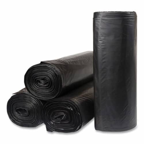 12-16 Gallon Heavy Duty Can Liner, 24x33", Black (1000/case)