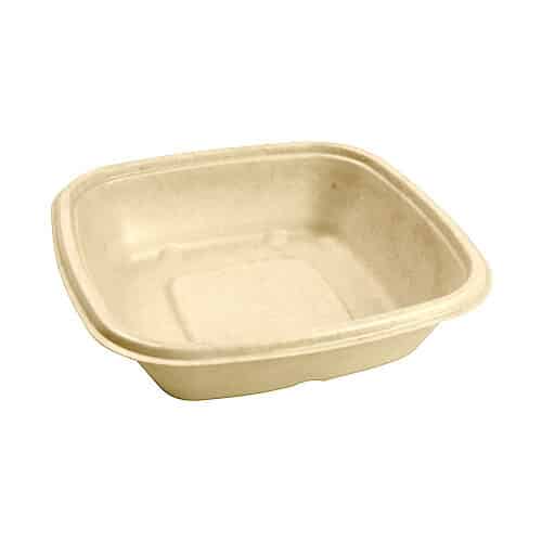 16 oz Square Fiber Bowl, Lined (150/case)