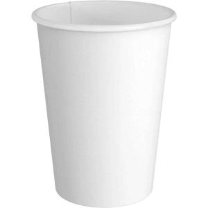 12 oz Paper Hot Cup, White (1000/case)