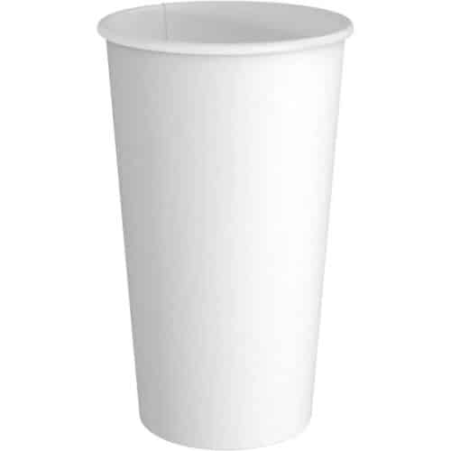 16 oz Paper Hot Cup, White (1000/case)