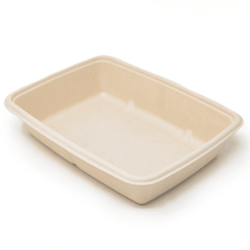30 oz Fiber Rectangle Container, 9x6 (300/case)