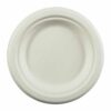 6″ Round Fiber Plate (1000/case) - Eco-pliant