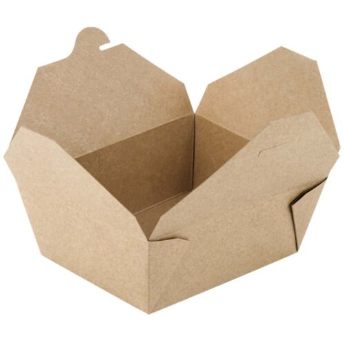 #8 Paper Folded Carton, Brown Kraft - Eco-pliant