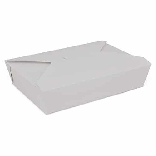 #2 Paper Folded Carton, White (200/CS) - Eco-pliant