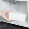 6x4-3/4x2-1/2 White Folded Paper Take-Out Carton, 300 cs