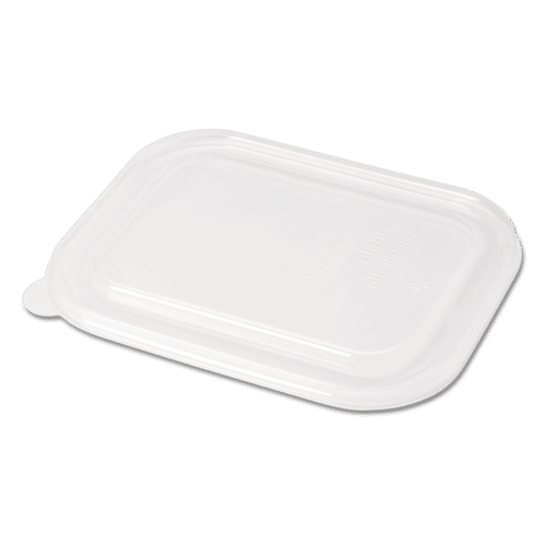 Lid PLA, 20-48oz Fiber Boxes, Clear, 400 case