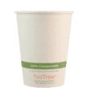 12 oz Compostable Paper Hot Cup, Natural (1000/case) - Eco-pliant
