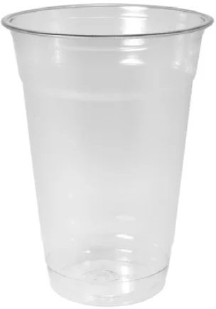 20 oz Clear Recycled Cold Cup (600/case) - Eco-pliant