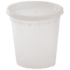 24 oz PP Soup Container with Lid (240/case) - Eco-pliant