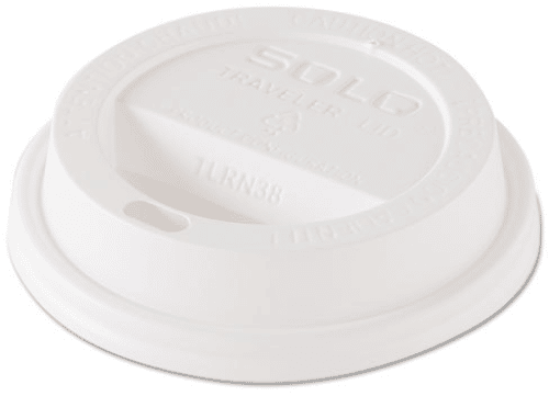 White Sip Lid for 8 oz Paper Hot Cup (1000/case)