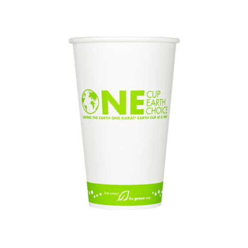 16 oz Compostable Paper Hot Cup (1000/case) - Eco-pliant