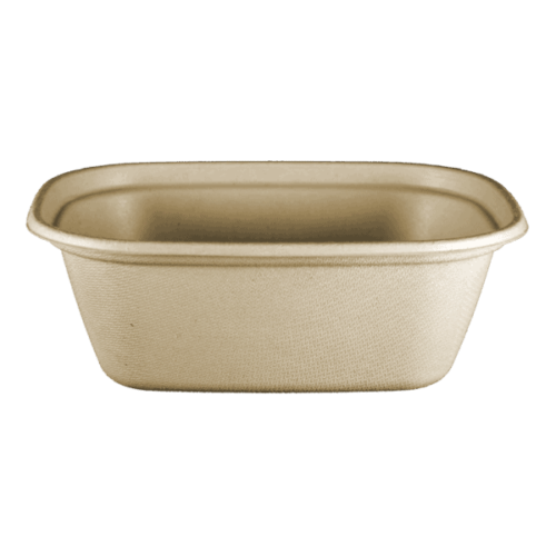 square fiber bowl