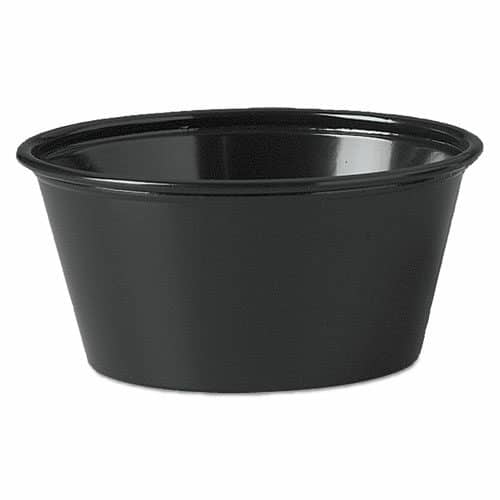 3.25 oz Portion Cup, Black (2500/case)