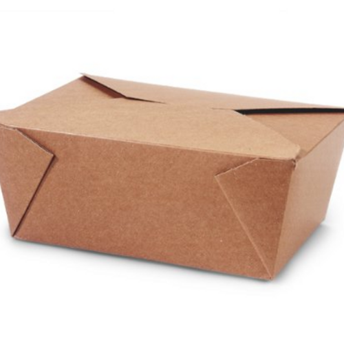 #4 Kraft Paper Bio Box (160/case)