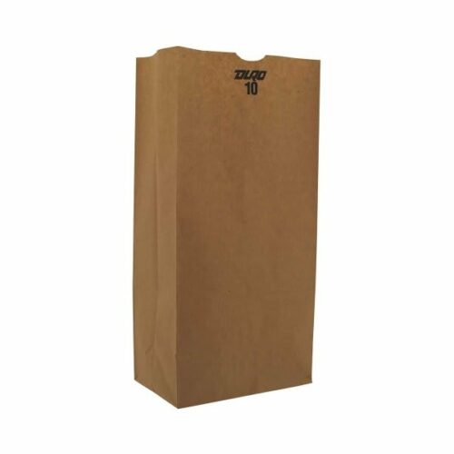 6 5/16" x 4 3/16" x 13 3/8" Kraft Paper Bag (500/case)