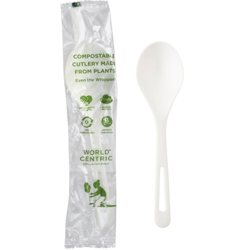 6" Individually Wrapped Spoon (750/case)