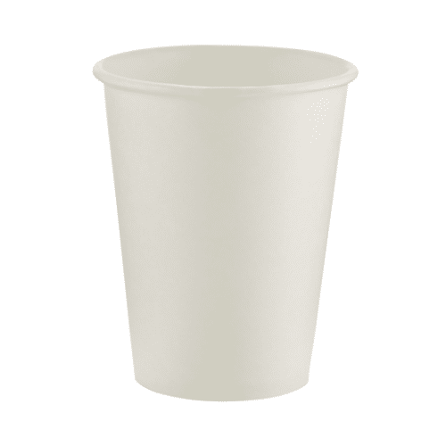 8 oz Paper Hot Cup, White (1000/case)