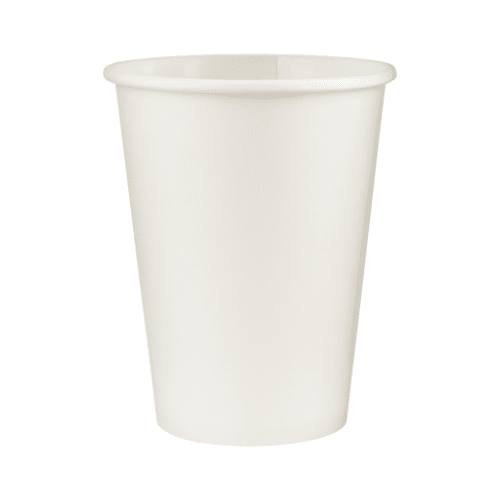 12 oz Paper Hot Cup, White (1000/case)